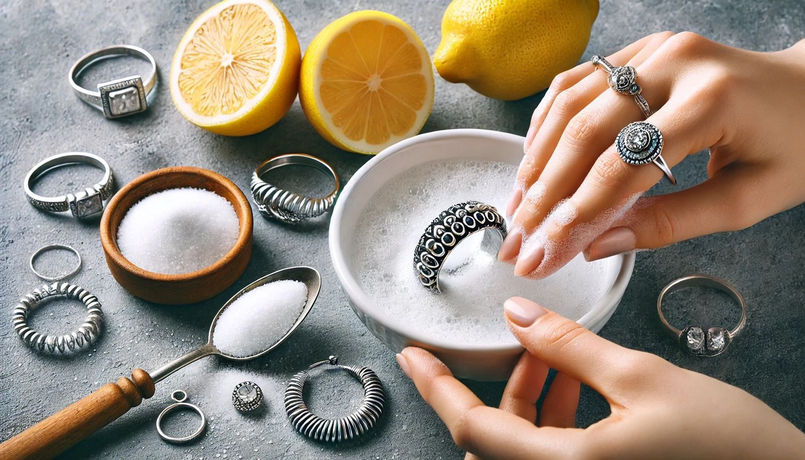 zilveren sieraden schoonmaken